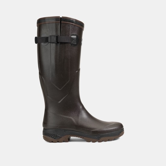 Aigle The First Anti-fatigue Boots Adapted To All Calves Rain Boots Men Brown ZA-74923